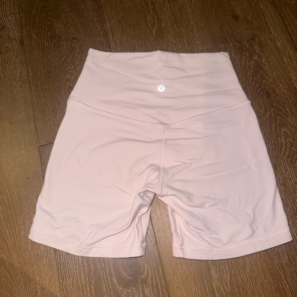 lululemon athletica Women's Pink Biker Shorts